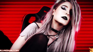 Helluvaboss . Loona pulverizes with a human - MollyRedWolf