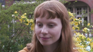 Glamorous Norwegian ginger-haired is frolicking her wetting raw vagina with a fake penis and yelling while nutting