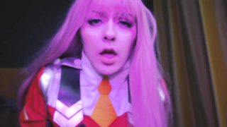 POINT OF VIEW: Thirsty super-bitch Zero 2 can't stop spurting while you bang her - Costume Play Spooky Boogie