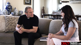 Priest taking curvy teens anal virginity