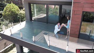 Petite babe fucked by european big cock