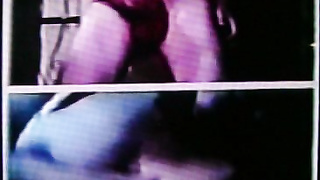 Horny Asian feels her huge mature tits for me (+ sound )