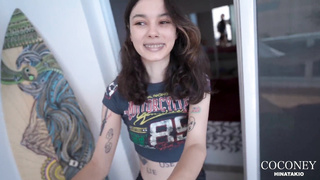 WTF Step Brother? You Spunked on Me and Inwards five Times on a Public Balcony ♡