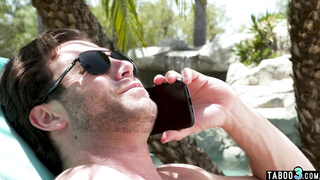 Anal addict teen complaining to stepdad