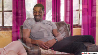 Interracial couple swings with lesbians