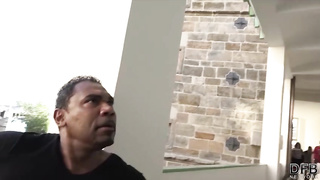 Nymph in softcore underwear is having hump with a black dude while getting her vagina slurped