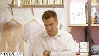 Lilly is having a casual, ffm three-way with pals, in the middle of the day