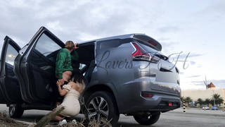 Risky Hook-Up in Parking Bunch - pinay Viral 2022 Kakaba Kantotan sa labas Ng mall -sa puwet tinira