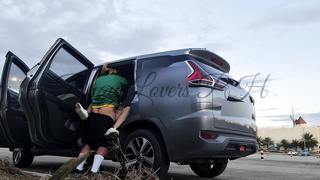 Risky Hook-Up in Parking Bunch - pinay Viral 2022 Kakaba Kantotan sa labas Ng mall -sa puwet tinira