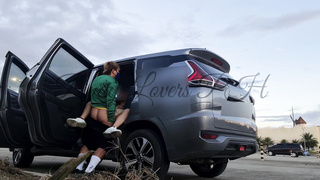 Risky Hook-Up in Parking Bunch - pinay Viral 2022 Kakaba Kantotan sa labas Ng mall -sa puwet tinira