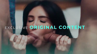 Huge-Titted black-haired, Angela White is about to have voluptuous hump with her dearest high-class customer