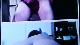 Horny Asian College girl adds her hot strip show to mine (+ sound )