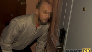 DEBT4k. Lender tracks down an avid admirer of bang-out fucktoys and lures debtor