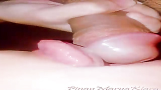 Accomplished dame is delicately munching her paramour's rock stiff boner to make him jizm in her gullet