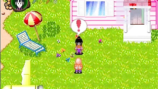 Nasty animation honey with gigantic, rigid boobs is hotwife on her fucking partner with a neighbor