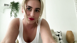 Sexy British babe teasing you!