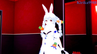 Usada Pekora and I have mighty intercourse at a love motel. - Hololive VTuber Manga Porn