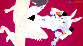 Usada Pekora and I have mighty intercourse at a love motel. - Hololive VTuber Manga Porn