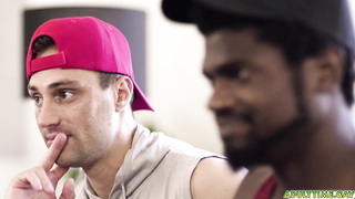 Straight buddies have an intense anal sex