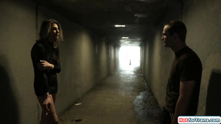 Small tits tgirl Casey Kisses ass fucked