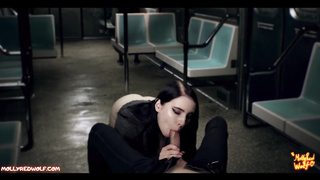 Sumptuous stranger fellated me in instruct - MollyRedWolf