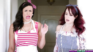 Chronically horny, young pervs fucking pies their moms just baked!