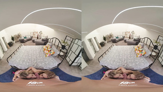 Three-Way Of A Liftime With Successful Bee And Rika Fane VR Pornography