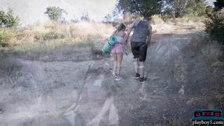 Teen runner adds big cock to her workout