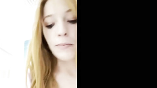 Crimson haired stunner, Madi Collins is about to get smashed from the back, until she pops