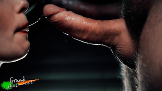 Slow Muddy oral. Throbbing Jism In Throat