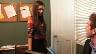 Flirty office gal Yurizan Beltran