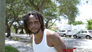 Jay Bangher slams Crystal Chase's hairy muff