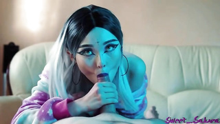 Chinese stunner is always in the mood to fellate a rock rock hard beefstick until it pours out