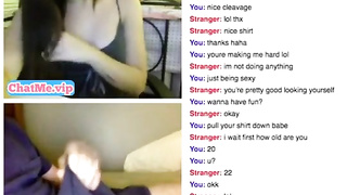 Brunette babe with big ass chatroulette