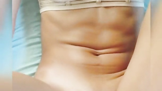 Tummy Cum Shot on Tinder Encounter with Phat Jugs - Put it back IN!