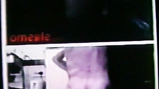 Horny College girl compliments my hot show (+ sound )