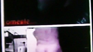 Horny College girl compliments my hot show (+ sound )