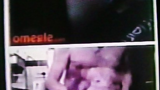 Horny College girl compliments my hot show (+ sound )