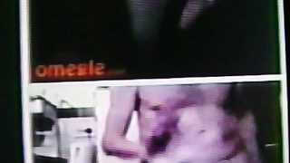 Horny College girl compliments my hot show (+ sound )