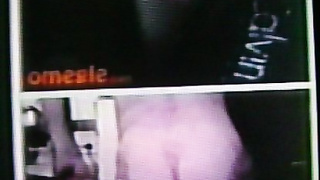 Horny College girl compliments my hot show (+ sound )