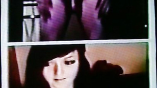 Horny College girl watches & waves to my hot show (+ sound )