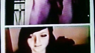 Horny College girl watches & waves to my hot show (+ sound )