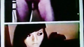 Horny College girl watches & waves to my hot show (+ sound )