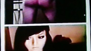 Horny College girl watches & waves to my hot show (+ sound )