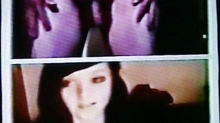 Horny College girl watches & waves to my hot show (+ sound )