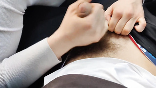 Naughty girlfriend gets poked in the truck (got interrupted while jizzing on her butt)