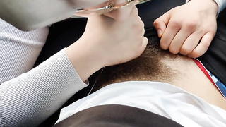 Naughty girlfriend gets poked in the truck (got interrupted while jizzing on her butt)