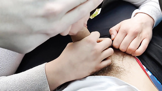 Naughty girlfriend gets poked in the truck (got interrupted while jizzing on her butt)