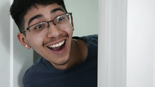 Stepson watch her stepmom as she fucks