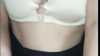 Enrapturing damsel is getting porked from the back while her fucking partner is out of town